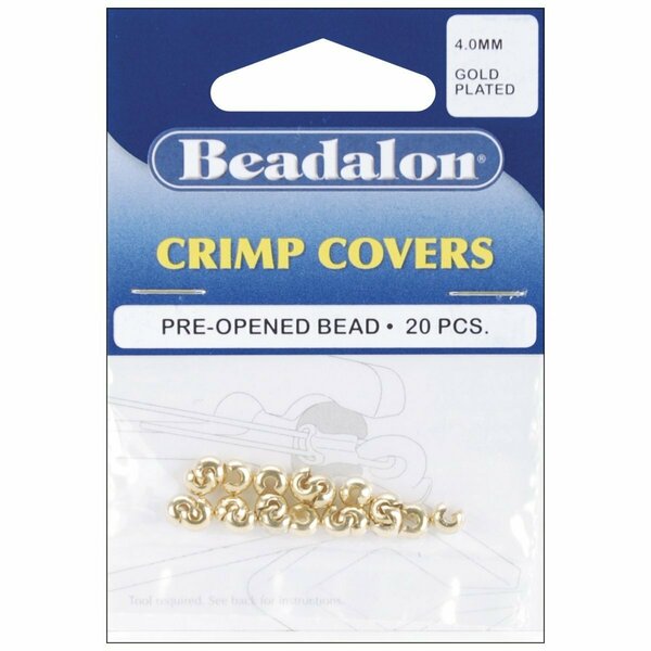 Beadalon CRIMP COVERS, 20PK 349A-010